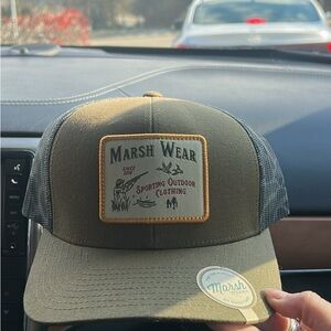 Marsh Wear Olive and Gray Trucker Hat